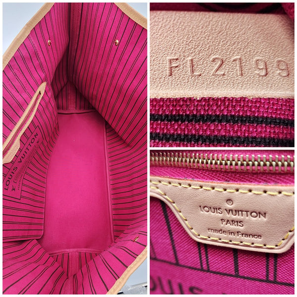 Louis Vuitton Neverfull GM Tote W/Pochette in Monogram Canvas in Mint Condition