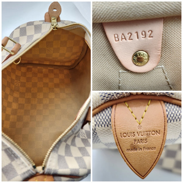 Louis Vuitton Speedy 30 Damier Azur Canvas Tote | Mint Condition