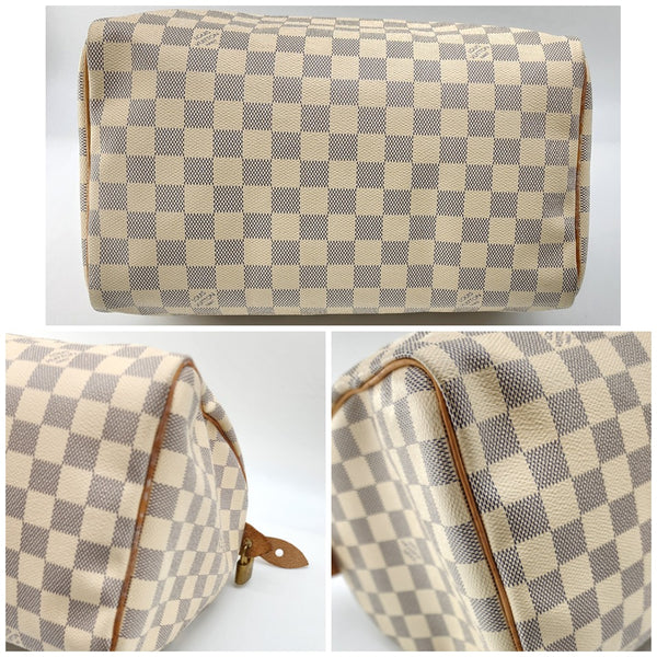 Louis Vuitton Speedy 30 Damier Azur Canvas Tote | Mint Condition