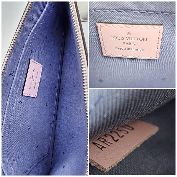 Louis Vuitton Escale Pastel Pink Neverfull MM With Pochette In Like New Condition