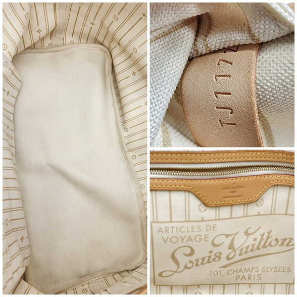 Louis Vuitton Neverfull GM Tote in Damier Azur Canvas Mint Condition
