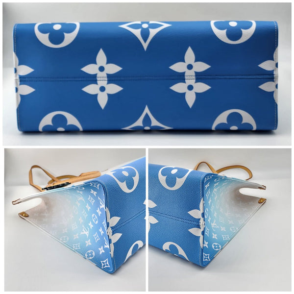 Louis Vuitton Monogram Giant By The Pool Onthego GM & Neverfull W/Pochette Multicolor Special Edition In Super Mint and Like New Condition