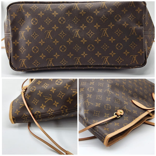 Louis Vuitton Neverfull GM Tote (with Pochette) in Monogram Canvas | Like New Condition