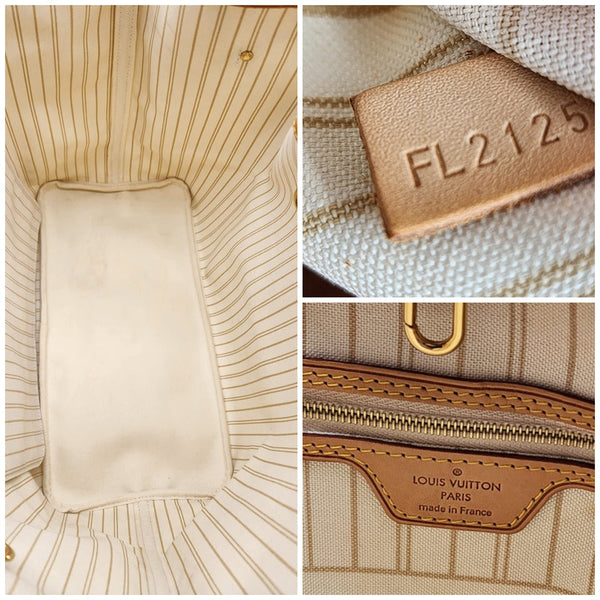 Louis Vuitton Neverfull GM Tote in Damier Azur Canvas Mint Condition