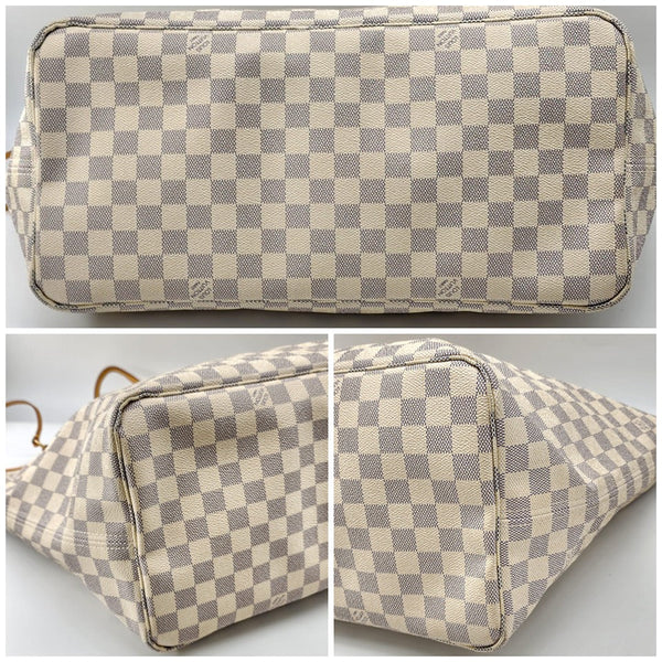Louis Vuitton Neverfull GM Tote in Damier Azur Canvas Mint Condition