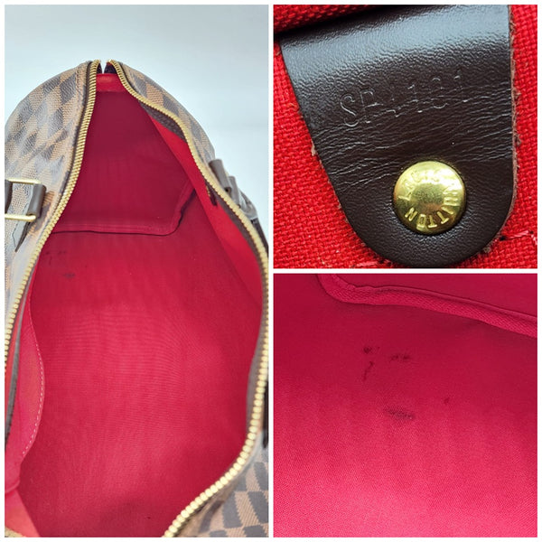 Louis Vuitton Speedy 35 Tote in Damier Ebene Canvas | Mint Condition