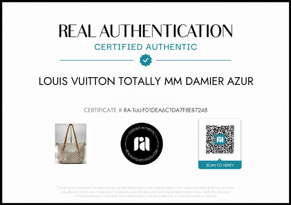 Louis Vuitton Totally MM Damier Azur | Mint Condition