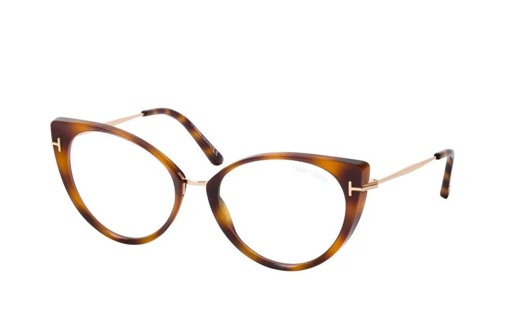 New Authentic Tom Ford TF 5815-B 053 Cat Eye Eyeglasses