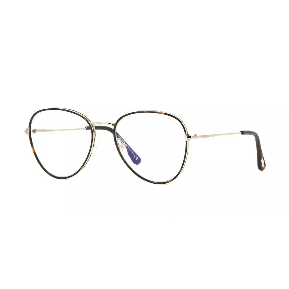 Tom Ford FT 5631-B BLUE BLOCK Dark Havana Eyeglasses