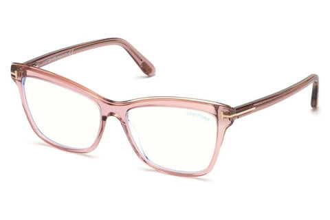 Tom Ford FT5619-B/V 072 Semi-Cat-Eye Eyeglasses