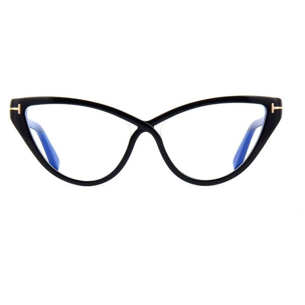 New Authentic Tom Ford FT5729-B/V 001 Oval Eyeglasses