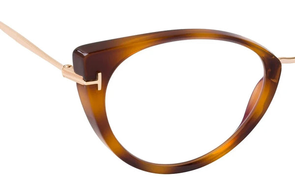 New Authentic Tom Ford TF 5815-B 053 Cat Eye Eyeglasses