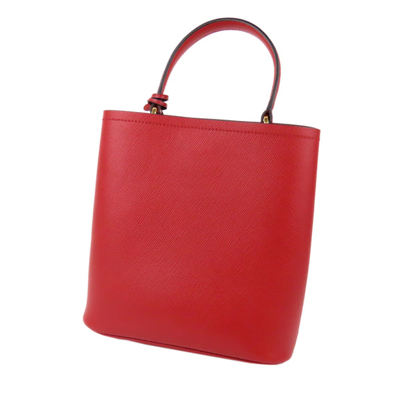 Prada Saffiano Cuir Panier Double Bucket Bag