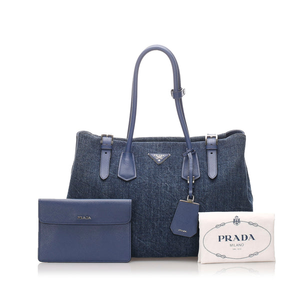 Prada Denim Tote Bag