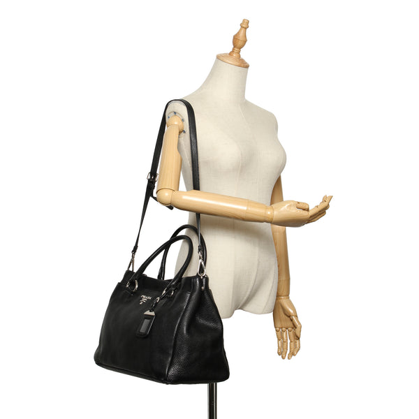 Prada Vitello Daino Satchel Bag