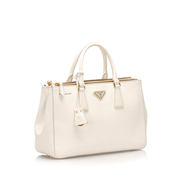 Prada Saffiano Galleria Double Zip Handbag