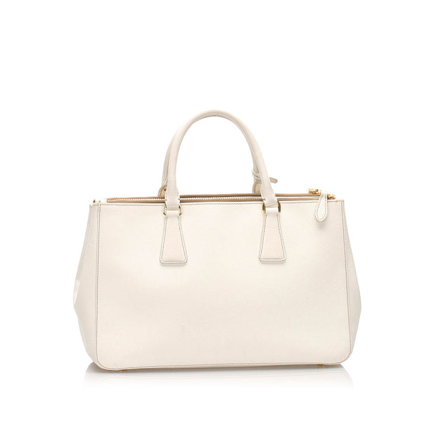 Prada Saffiano Galleria Double Zip Handbag