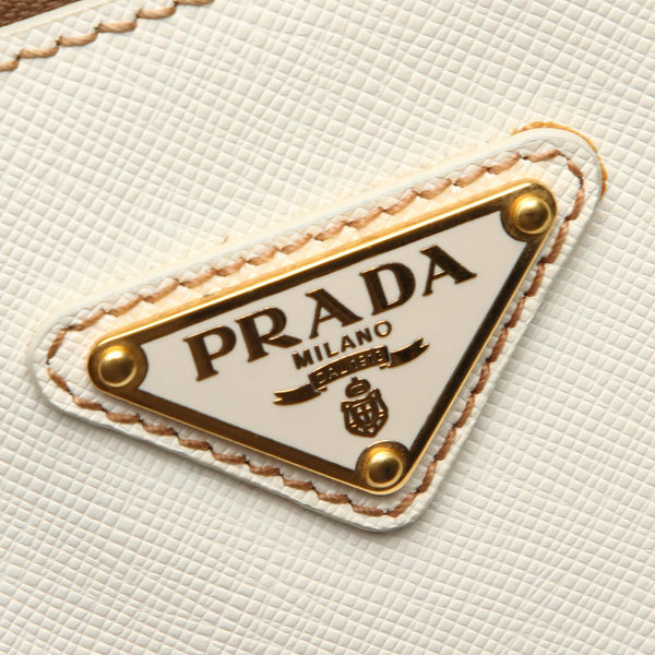 Prada Saffiano Galleria Double Zip Handbag