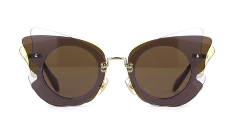 Miu Miu Women's Over Lapping Butterfly Sunglasses Lilac MU02S VA6-8C1