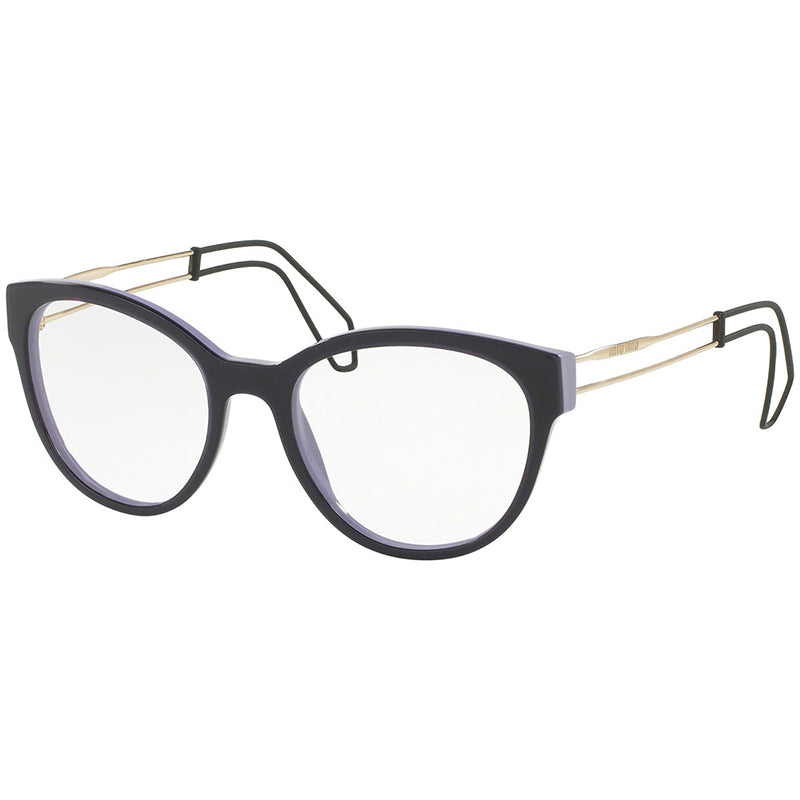MiuMiu Cat Eye Women's Violet Eyeglasses w/Demo Lens MU03PV-USN1O1-52