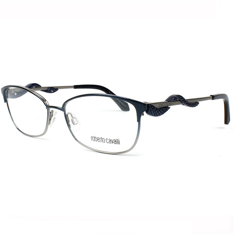 Roberto Cavalli Women's Cat Eye Eyeglasses Blue w/Demo Lens  RC5006-092-54
