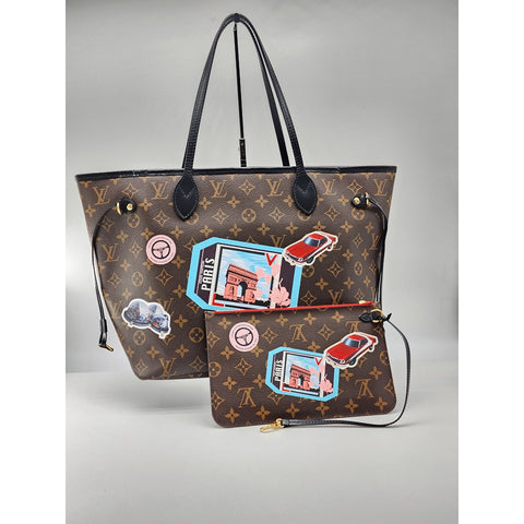Louis Vuitton Neverfull MY LV WORLD TOUR MM Tote w/Pochette in Monogram Canvas