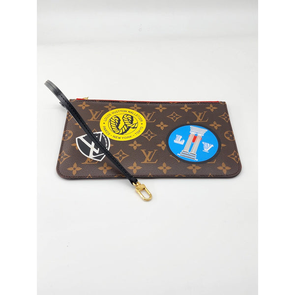 Louis Vuitton Neverfull MY LV WORLD TOUR Pochette In Monogram Canvas | Like New
