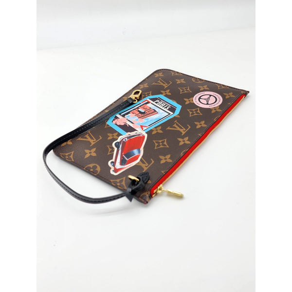 Louis Vuitton Neverfull MY LV WORLD TOUR Pochette In Monogram Canvas | Like New