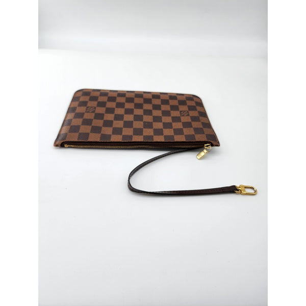Louis Vuitton Neverfull GM Pochette in Damier Ebene | Like New Condition