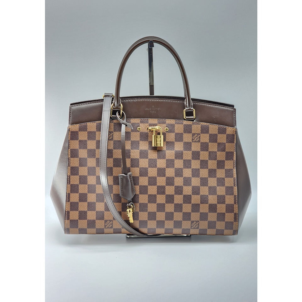 Louis Vuitton Rivoli MM Damier Ebene Satchel | Like New Condition