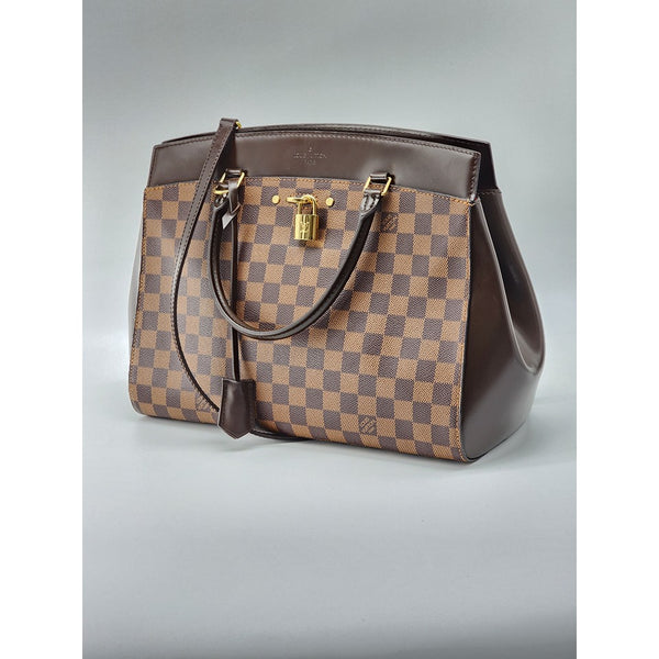 Louis Vuitton Rivoli MM Damier Ebene Satchel | Like New Condition