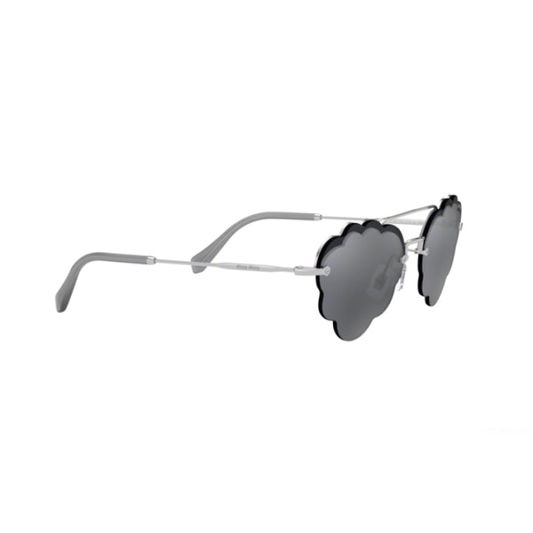 MIU MIU Sunglasses Cloud Grey Mirrored MU57US 1BC175