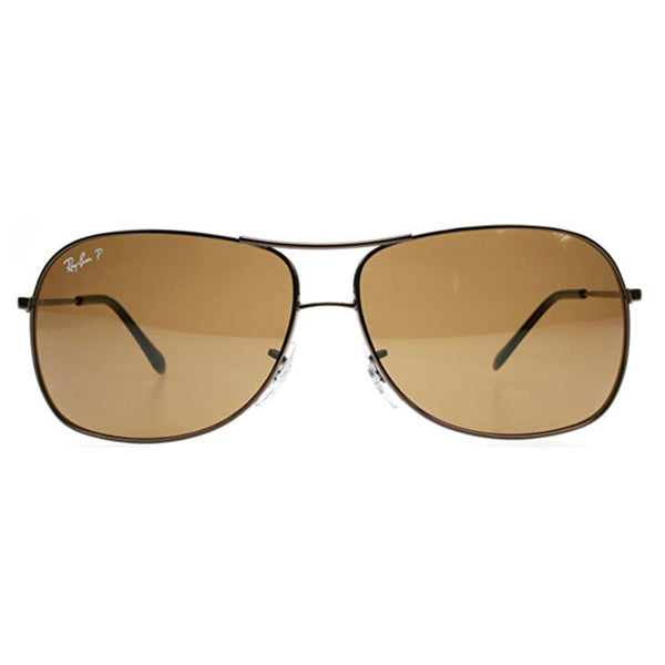 RayBan Aviator Sunglasses w/Brown Polarized Lens RB3267 014/83