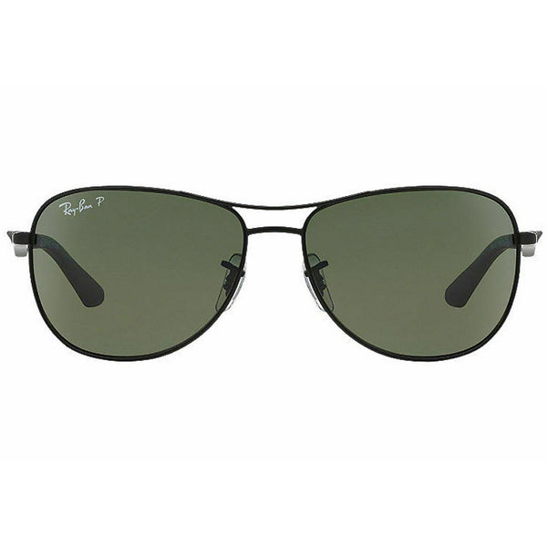 RayBan Men's Aviator Sunglasses Green Polarized Lens RB3519 006/9A