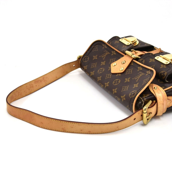 Louis Vuitton Hudson Monogram Canvas Shoulder Bag LV Purse