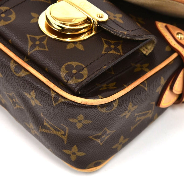 Louis Vuitton Hudson Monogram Canvas Shoulder Bag LV Purse