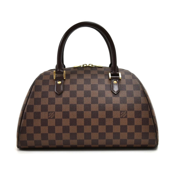 Louis Vuitton Ribera MM Ebene Damier Canvas Handbag