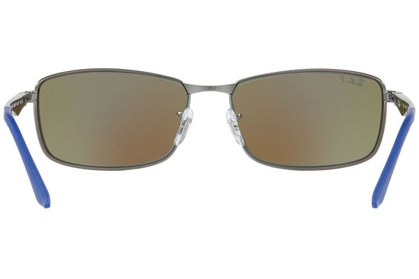 Ray-Ban Men's Grey Polarized Sunglasses RB3498 029/9R