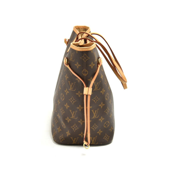Louis Vuitton Neverfull MM Monogram Canvas Shoulder Tote Bag