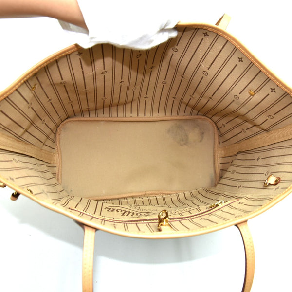 Louis Vuitton Neverfull MM Monogram Canvas Shoulder Tote Bag