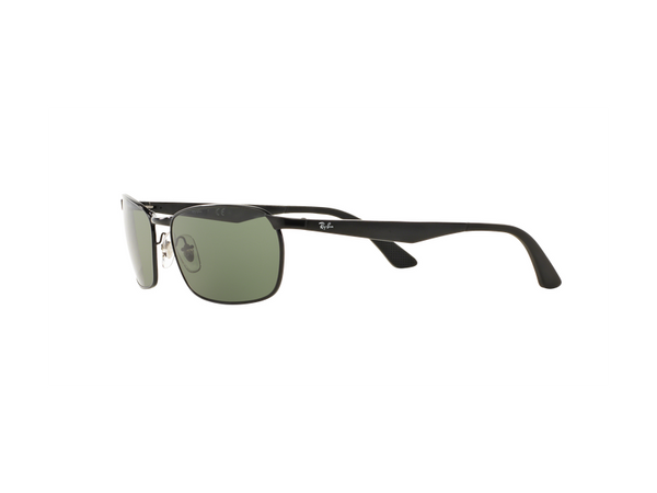 Ray Ban Rectangle Men's Sunglasses Green Lens RB3534 002