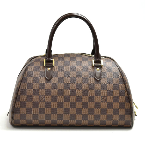 Louis Vuitton Ribera MM Ebene Damier Canvas Handbag