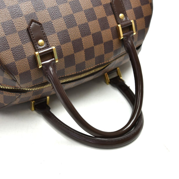 Louis Vuitton Ribera MM Ebene Damier Canvas Handbag