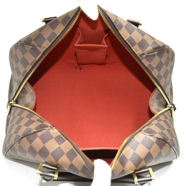 Louis Vuitton Ribera MM Ebene Damier Canvas Handbag