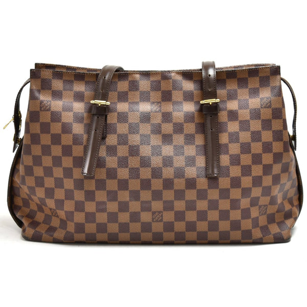 Louis Vuitton Chelsea Ebene Damier Canvas Large Shoulder Bag