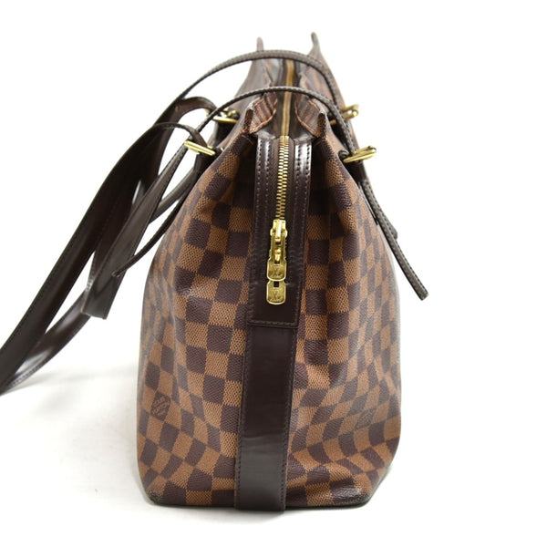 Louis Vuitton Chelsea Ebene Damier Canvas Large Shoulder Bag