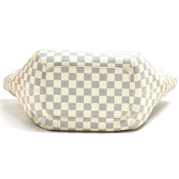 Louis Vuitton Salina PM White Damier Azur Canvas Tote Bag