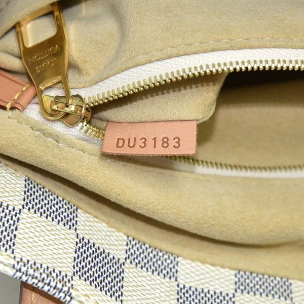 Louis Vuitton Salina PM White Damier Azur Canvas Tote Bag