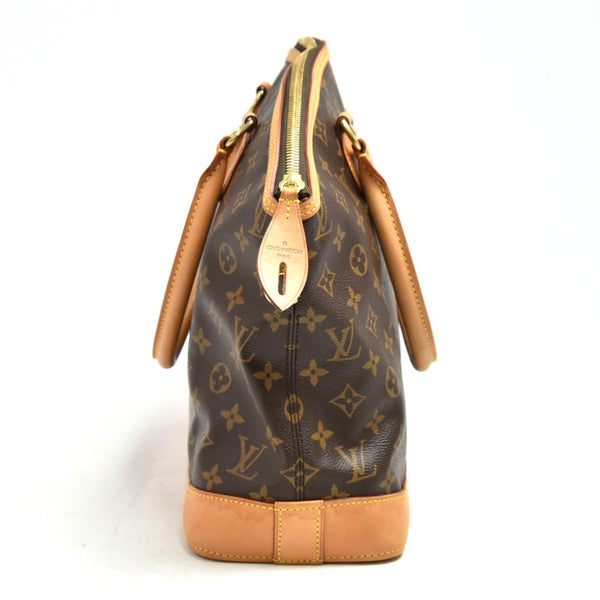 Louis Vuitton Lockit GM Monogram Canvas Shoulder Bag LV purse