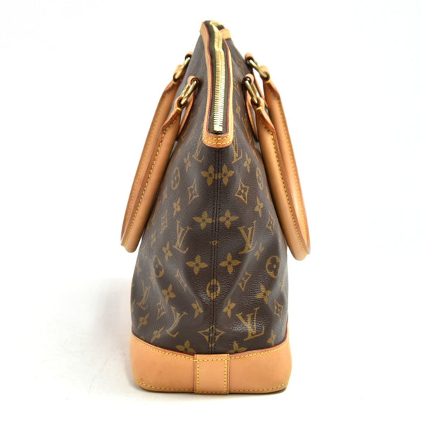 Louis Vuitton Lockit GM Monogram Canvas Shoulder Bag LV purse